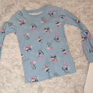 Nwt Carter's Blue Floral Long Sleeve Tee 4t